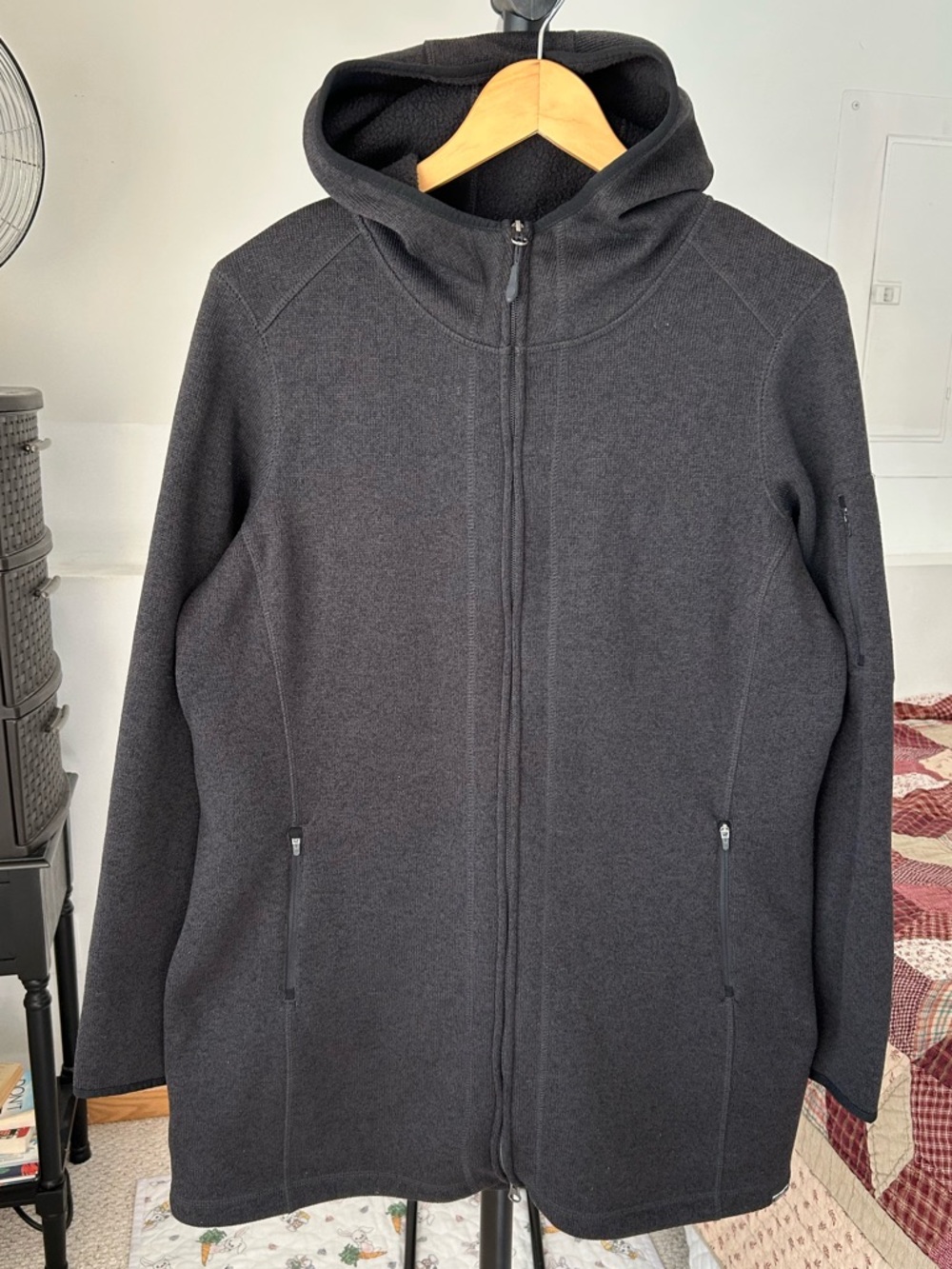 LL Bean Sweater Fleece Coat Jacket Women’s XL